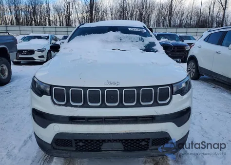 2022 Jeep Compass Latitude Lux z USA, uszkodzony, nr VIN 3C4NJDFB7NT112307